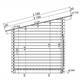 Pihavarasto P10 Hirsitalli 10m2 LP-GARDEN